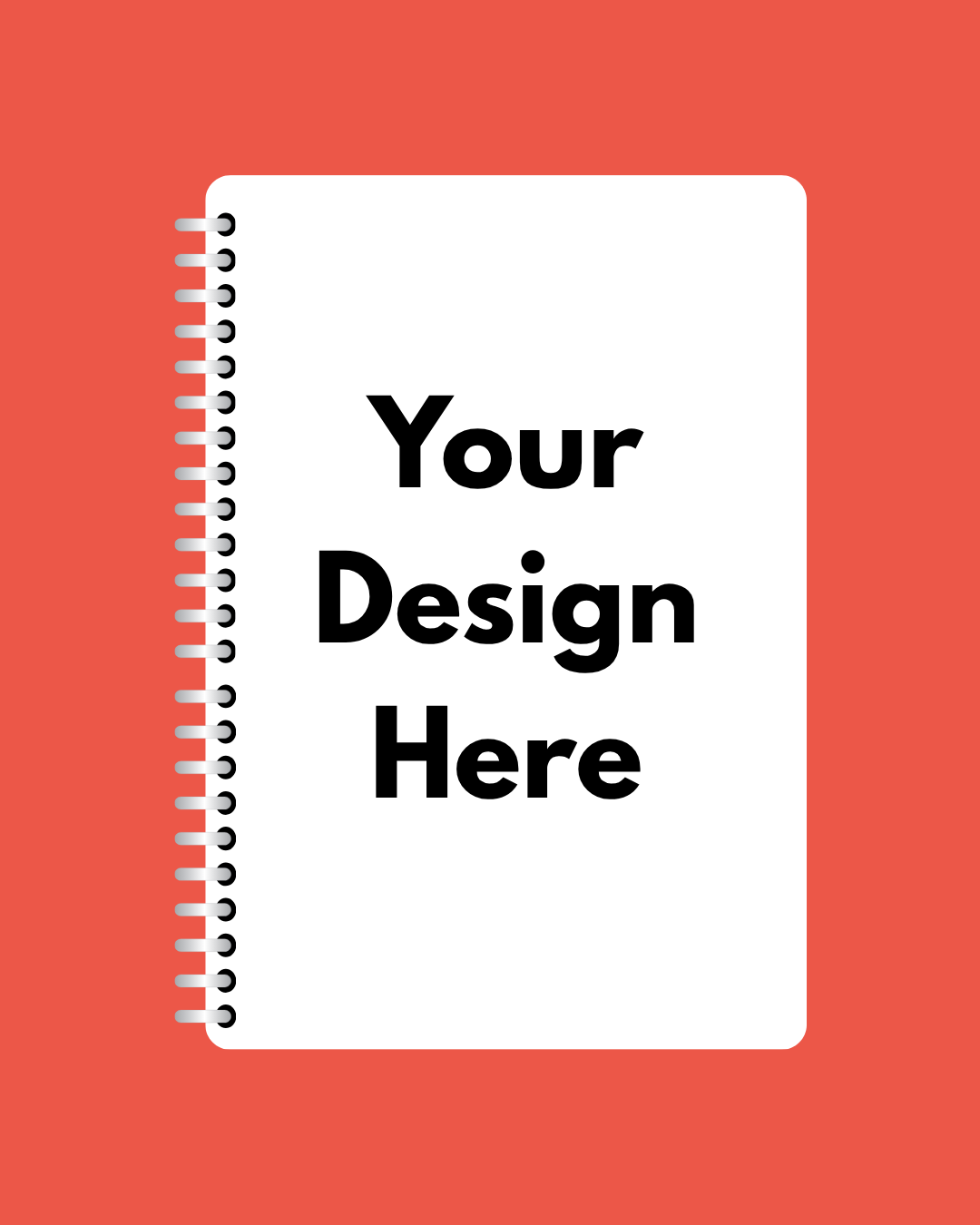 Personalized Notebook – Your Name, Art or Quote Printed